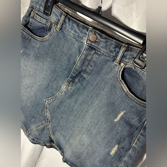 wonder nation Dresses & Skirts - XL Wonder Nation Distressed Jean Mini Skirt EPC Size XL 14/16 Excellent preloved